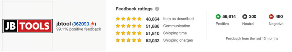 مراجعات JB Tools مراجعات موقع eBay