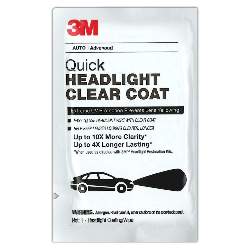 3M 40/Box Quick Headlight Clear Coat Wipes (32516)