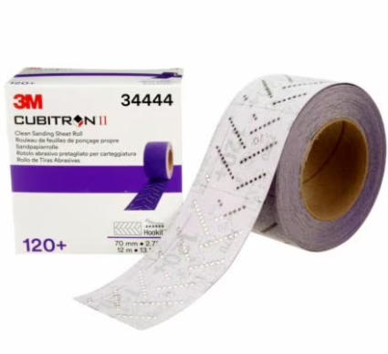 3M 34444 Cubitron Hookit Clean Sanding Sheet Rolls 737U