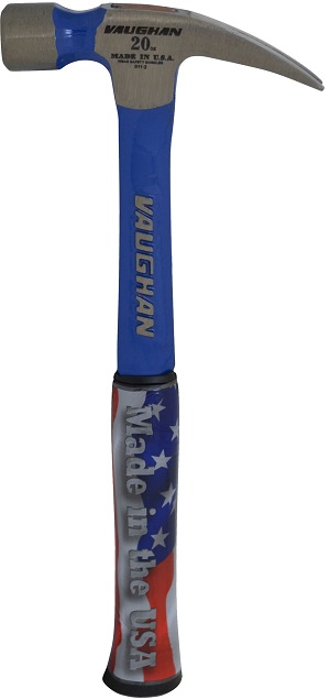 Vaughan R999 20 Oz Smooth Face Solid Steel Rip Hammer, 14" Handle (11200)