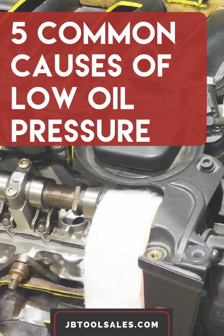 low oil pressure graphic