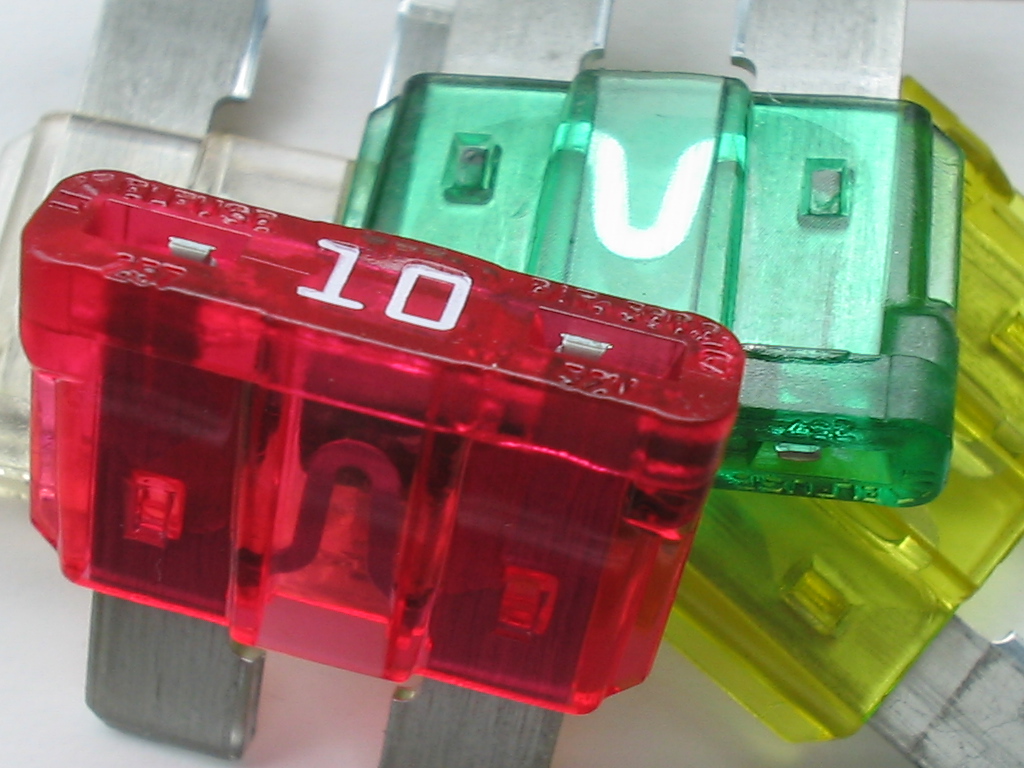 a variety of car fuses