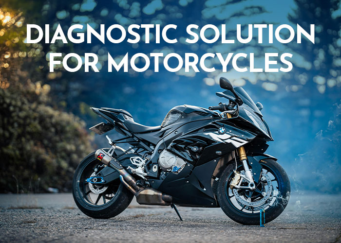 solução de diagnóstico para motocicletas