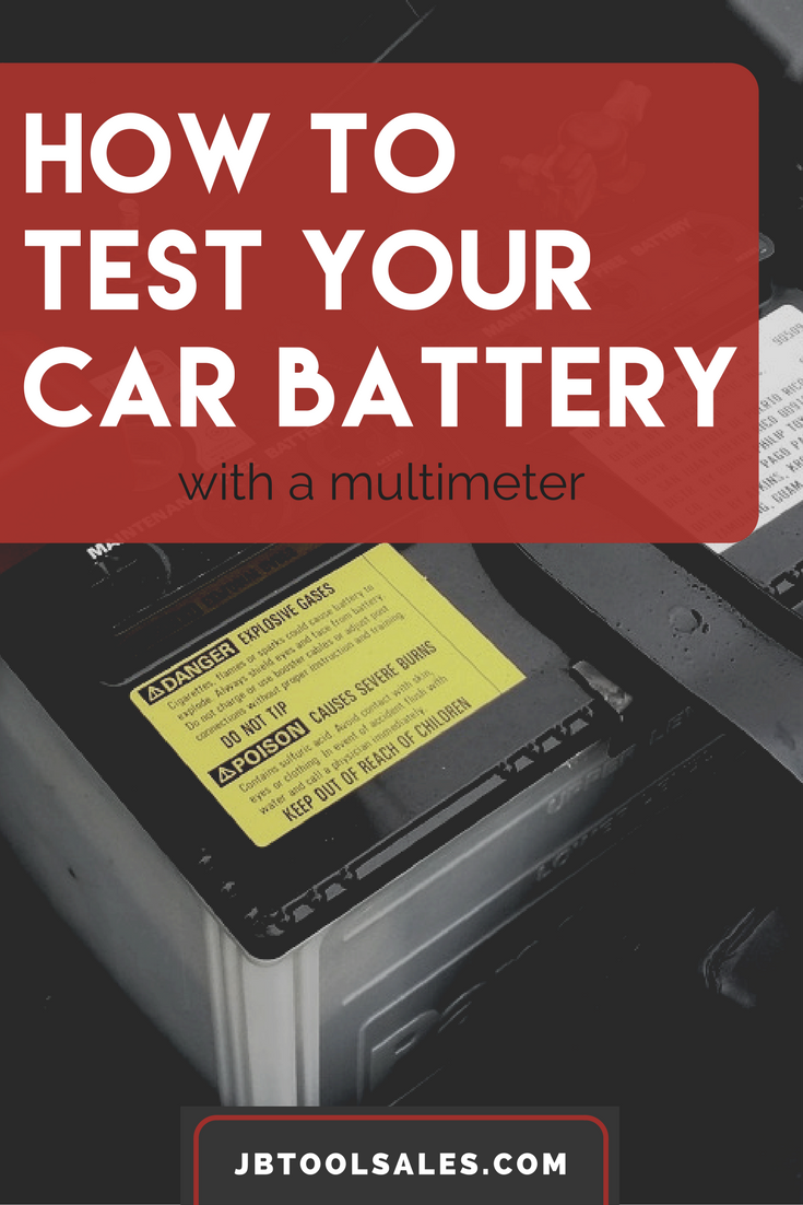 Sådan tester du dit bilbatteri med et multimeter - Tools Inc.