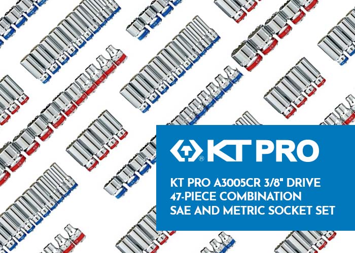 مجموعة مقابس KT-Pro مكونة من 47 قطعة