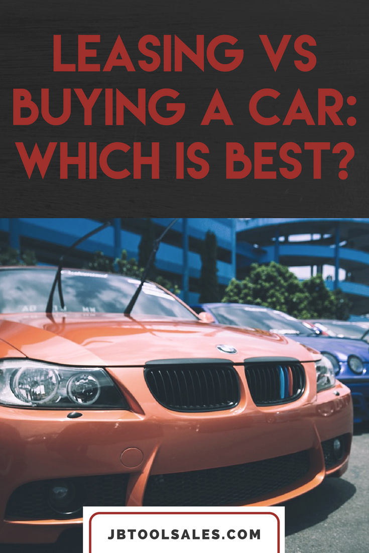 leasing vs buying a car graphic