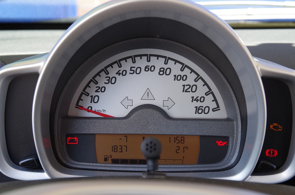 oil pressure light on instrument console